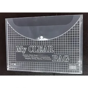 Túi clear khổ F trung (20 túi/tệp)