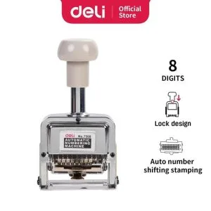 Dấu tự động 8 số E7508 Deli
